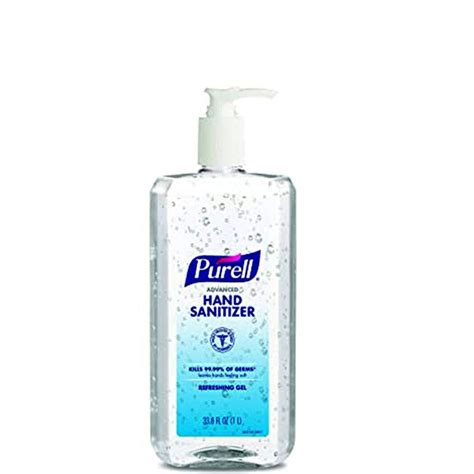 Caja Gel Sanitizante Para Manos Purell Original 4 Pzs/ 1L