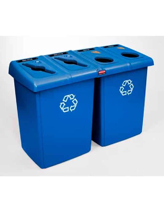ESTACIÓN DE RECICLAJE GLUTTON® 4 CATEGORÍAS 1792372