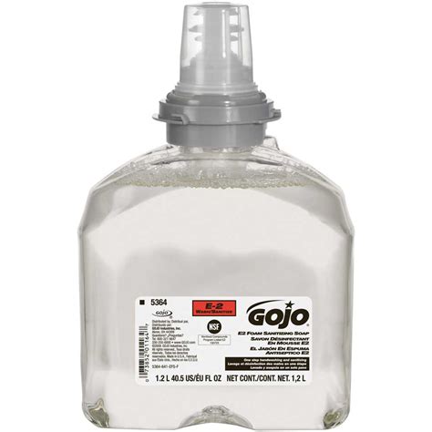 Caja Jabón Antibacterial E2 Gojo Con Pcmx, 2 Pzs, 2L c/u