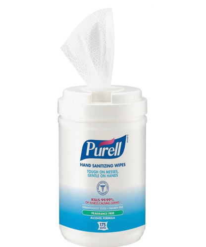 Caja Toallas Sanitizantes Para Manos Purell 12Paq/ 80Pzs c/u