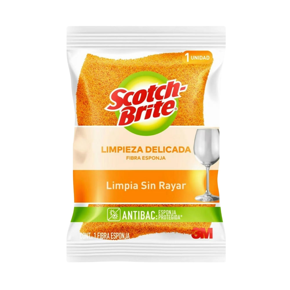 Fibra esponja Scotch-Brite® Cero Rayas® Naranja Chica PP900101146