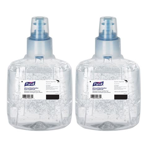 Caja Gel Antibacterial Purell Repuesto, 2 Piezas, 1.2 L c/u